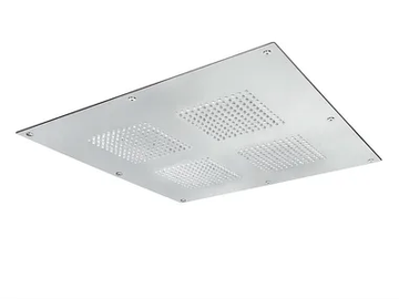 SQ0-02 - Ceiling mounted built-in stainless steel overhead shower with anti-lime system by Rubinetterie Mariani - view 2